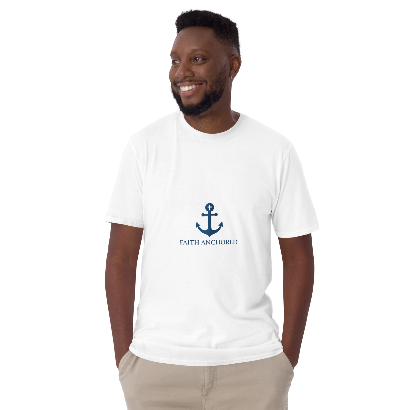 Faith Anchored - Short-Sleeve Unisex T-Shirt
